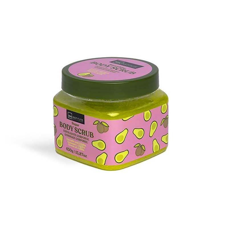IDC Institute Avocado & Jojoba Oil Sugar Body Scrub 450g